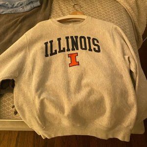 CHAMPION UNIVERSITY OF ILLINOIS OVERSIZED SWEATSHIRT